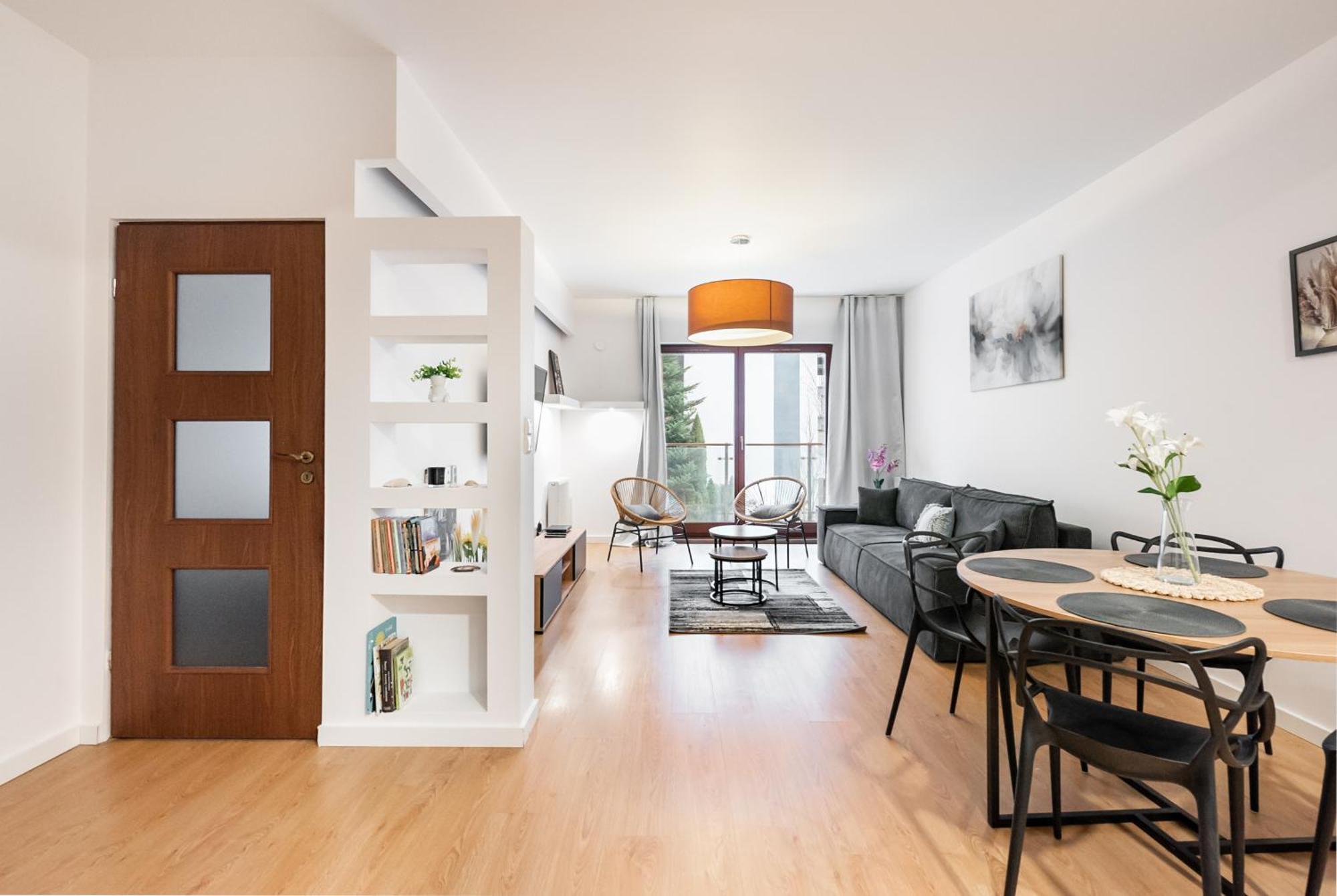 Wilanow Sarmacka Stylish Apartment Warschau Buitenkant foto