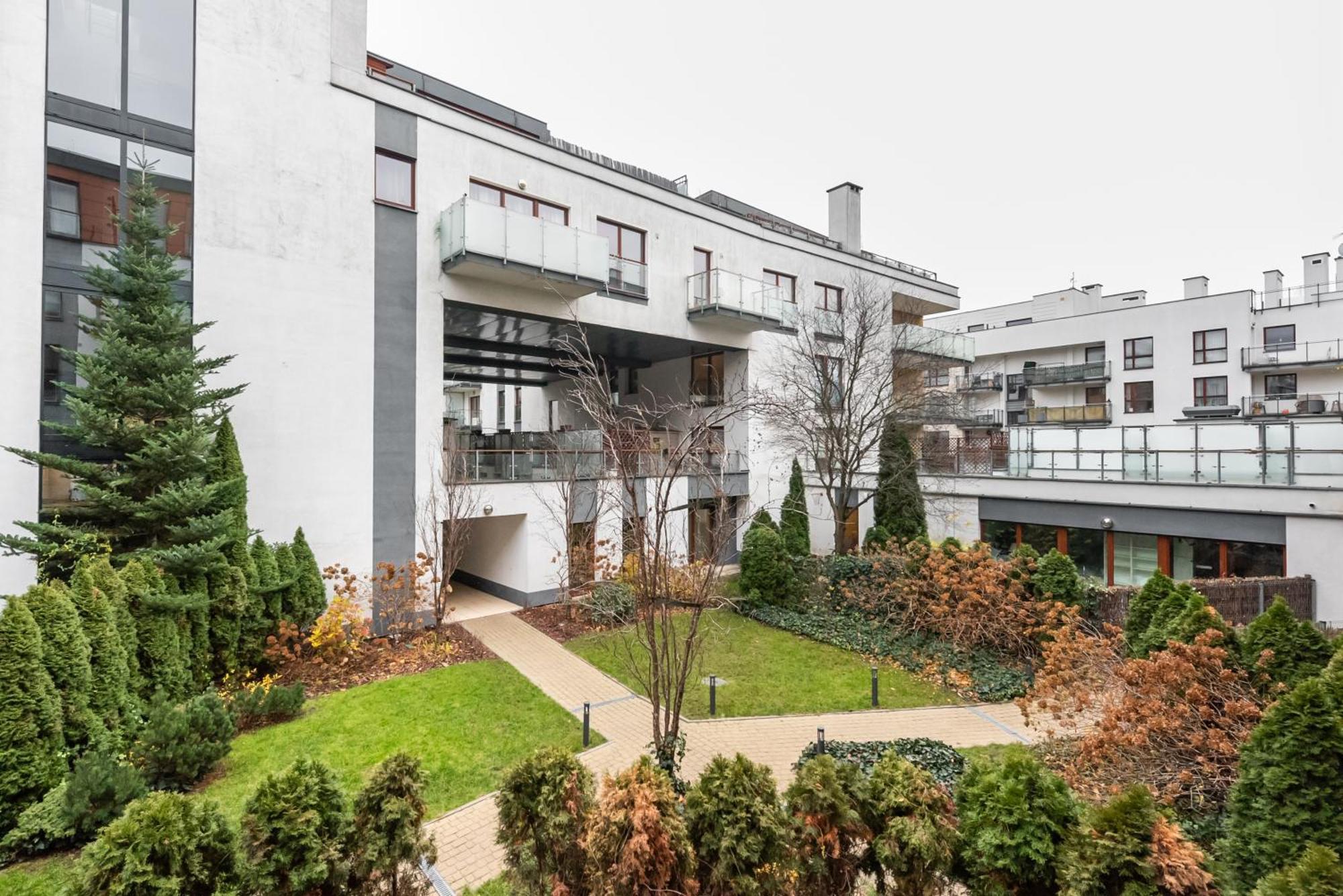 Wilanow Sarmacka Stylish Apartment Warschau Buitenkant foto